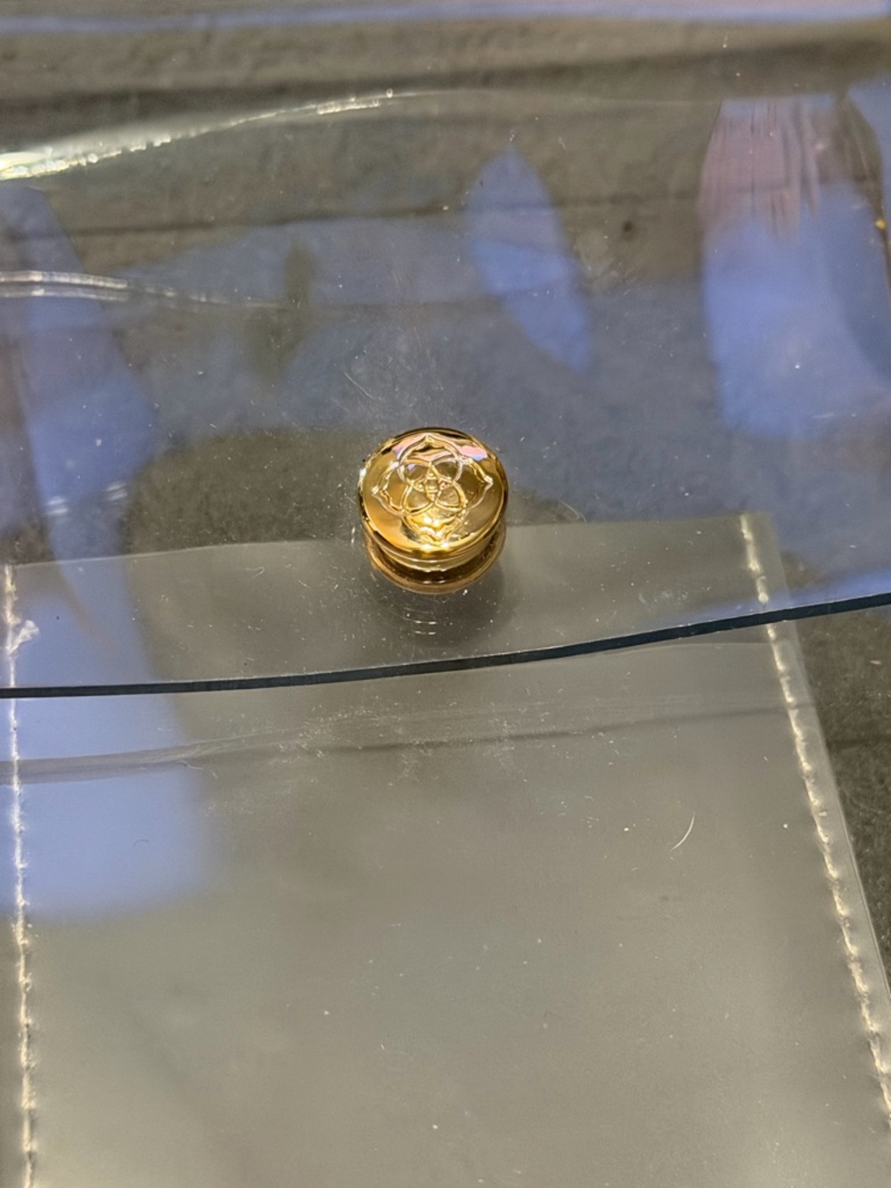 Kendra Scott Clear Chain-Handle Shoulder Bag Purse - Picture 8 of 9